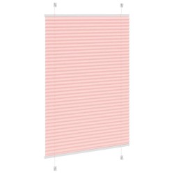 Store plissé rose 85x100 cm largeur du tissu 84,4 cm polyester 