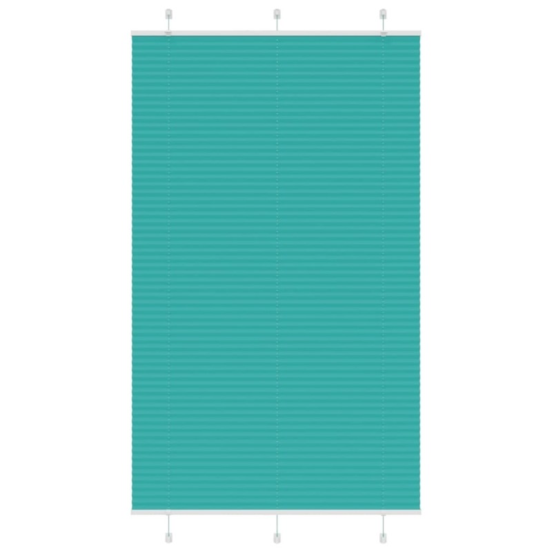 Store plissé vert pétrole 115x200cm largeur du tissu 114,4cm 