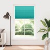 Store plissé vert pétrole 115x200cm largeur du tissu 114,4cm 