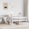Lit pour personne âgée avec tête de lit sans matelas 160x200 cm 