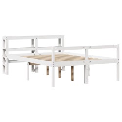 Lit pour personne âgée avec tête de lit sans matelas 160x200 cm 