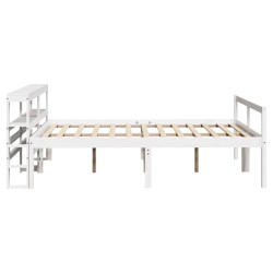 Lit pour personne âgée avec tête de lit sans matelas 160x200 cm 