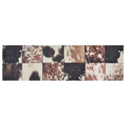Tapis de cuisine lavable impression peau d'animal 60x180 cm 