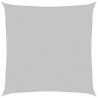 Voile d'ombrage gris clair 2x2 m 100% polyester oxford 