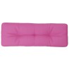 Coussin de palette rose 120x40x12 cm tissu 