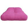 Coussin de palette rose 120x40x12 cm tissu 
