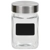 Pots de conservation avec autocollant 12 pcs 300 ml 