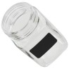 Pots de conservation avec autocollant 12 pcs 300 ml 