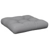 Coussin de palette gris tissu 