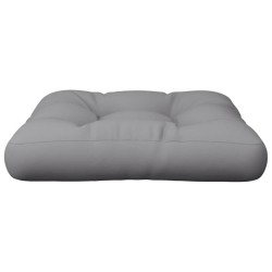 Coussin de palette gris tissu 