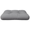 Coussin de palette gris tissu 