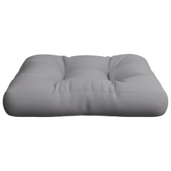 Coussin de palette gris tissu 