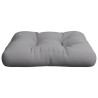 Coussin de palette gris tissu 