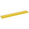 Panneaux muraux 12 pcs Jaune clair 90x15 cm Tissu 1,62 m² 