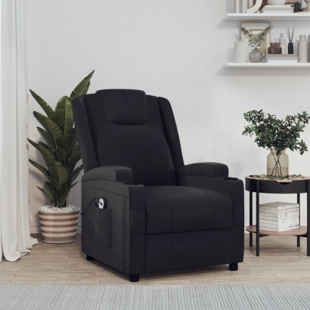 Fauteuil Noir Similicuir 