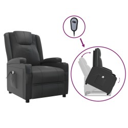 Fauteuil Noir Similicuir 