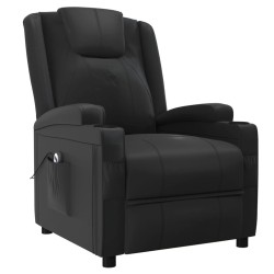 Fauteuil Noir Similicuir 