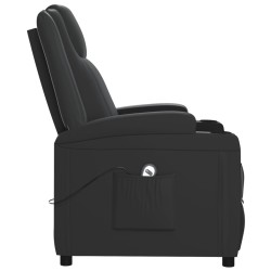 Fauteuil Noir Similicuir 