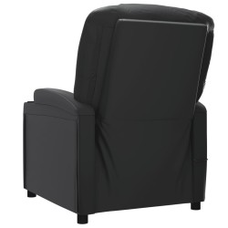 Fauteuil Noir Similicuir 