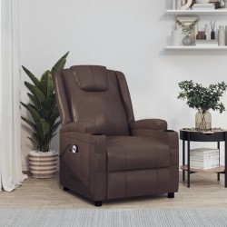 Fauteuil Marron Similicuir 