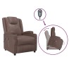 Fauteuil Marron Similicuir 