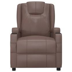 Fauteuil Marron Similicuir 