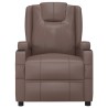 Fauteuil Marron Similicuir 