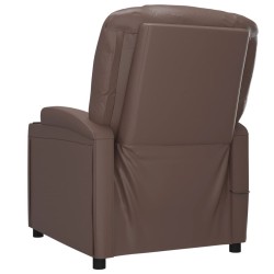 Fauteuil Marron Similicuir 