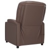 Fauteuil Marron Similicuir 