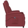 Fauteuil Rouge bordeaux Similicuir 