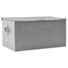 Boîte de rangement Tissu 50x30x25 cm Gris 