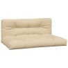 Canapés centraux palette de jardin 2pcs et coussins bois acacia 