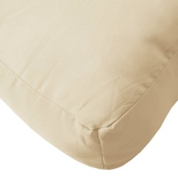 Canapés centraux palette de jardin 2pcs et coussins bois acacia 