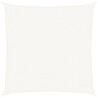 Voile d'ombrage 160 g/m² Blanc 2,5x2,5 m PEHD 