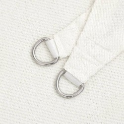 Voile d'ombrage 160 g/m² Blanc 2,5x2,5 m PEHD 