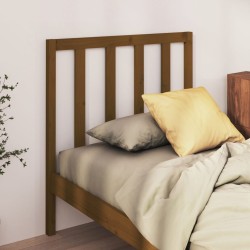 Tête de lit Marron miel 81x4x100 cm Bois massif de pin 