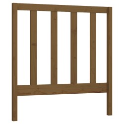 Tête de lit Marron miel 81x4x100 cm Bois massif de pin 