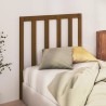 Tête de lit Marron miel 81x4x100 cm Bois massif de pin 