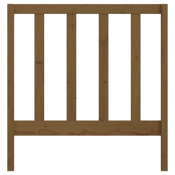 Tête de lit Marron miel 81x4x100 cm Bois massif de pin 