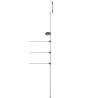 Porte-serviette 47x280 cm aluminium 