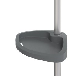 Porte-serviette 47x280 cm aluminium 