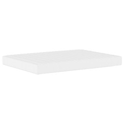 Lit avec matelas noir 140x190 cm similicuir 