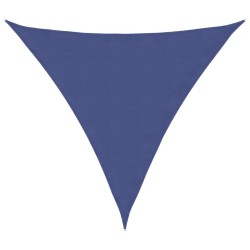Voile de parasol tissu oxford triangulaire 3x3x3 m bleu 