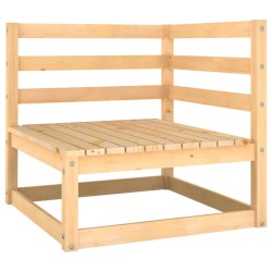 Salon de jardin 5 pcs bois de pin massif 