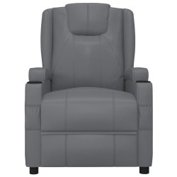 Fauteuil Anthracite Similicuir 