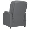 Fauteuil Anthracite Similicuir 