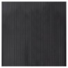 Tapis rectangulaire gris 100x100 cm bambou 