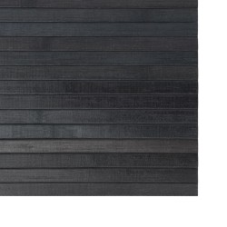 Tapis rectangulaire gris 100x100 cm bambou 