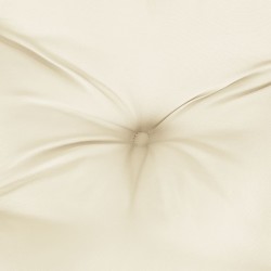 Coussin de banc de jardin crème 120x50x7 cm tissu oxford 