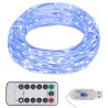 Guirlande LED avec 150 LED Bleu 15 m 